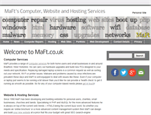 Tablet Screenshot of maft.co.uk